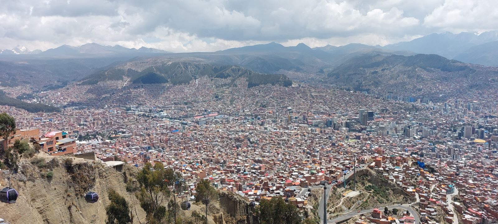 La Paz bunt und chaotisch